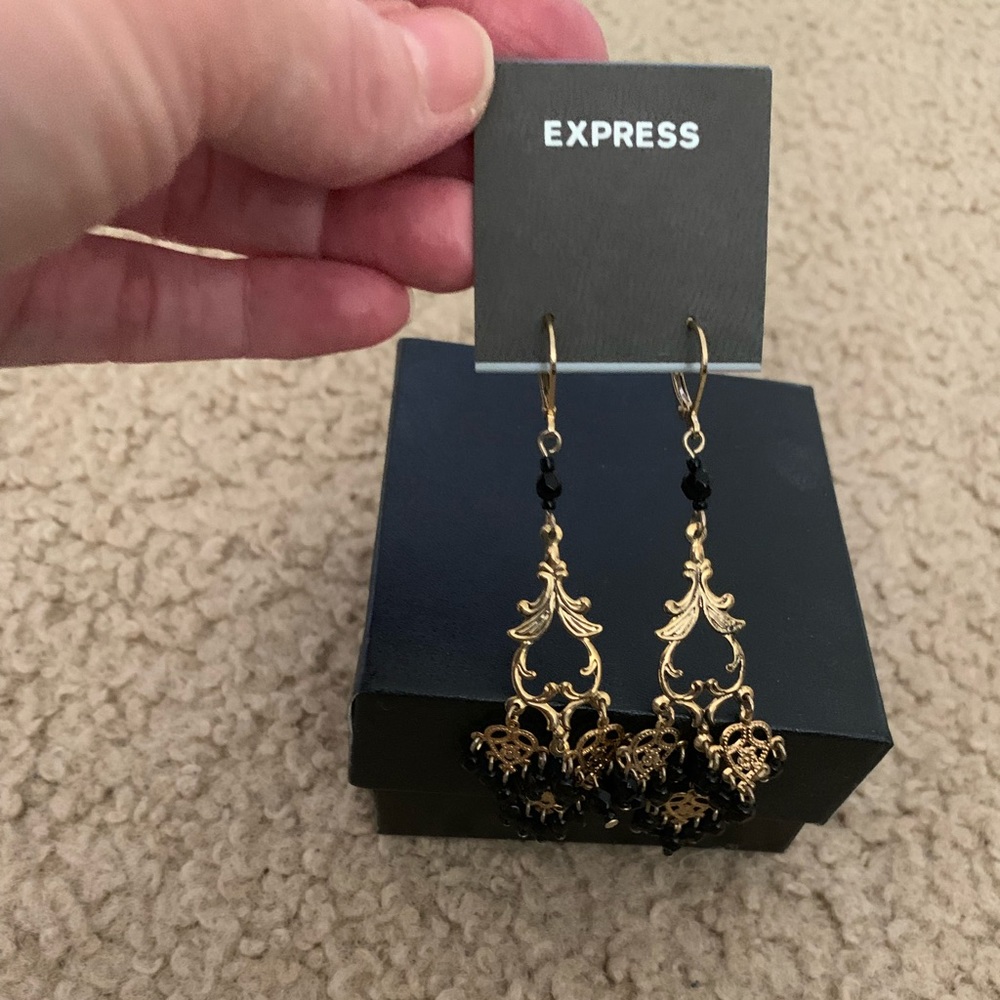 Express chandelier earrings